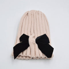 Big Bow Knit Hat