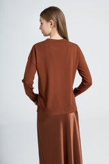 Caramel Satin Knit 2pc