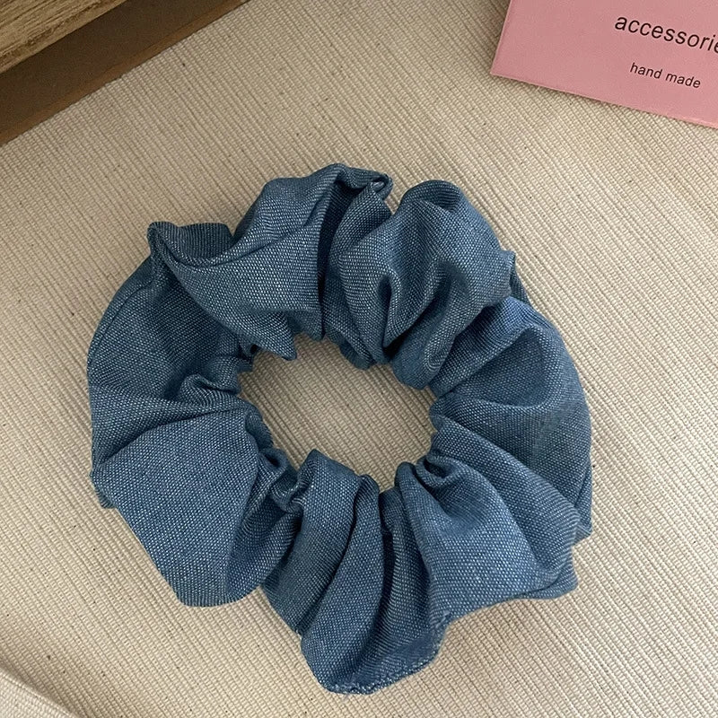 Denim Scrunchies