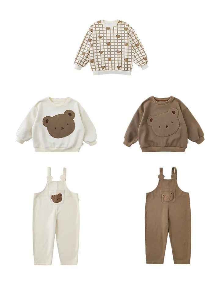 Bear Overalls Set