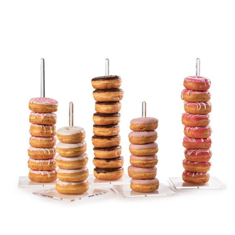 Acrylic & Wooden Donut Stands