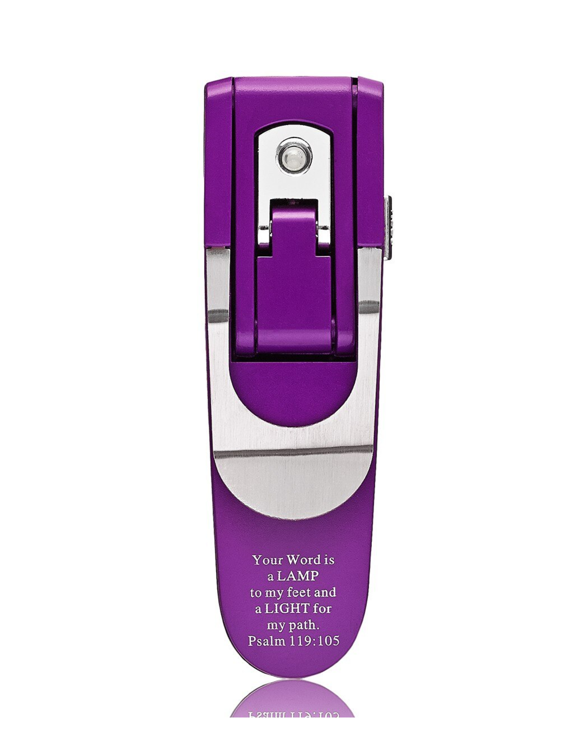 Book Light Purple Hydraulic Pop-Up – Psalm 119:105