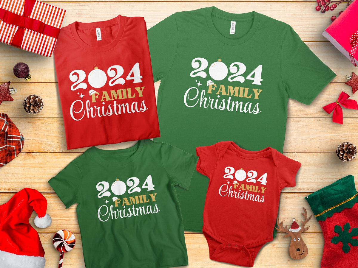 "2024 Family CHRISTmas" Shirts-ADULT/YOUTH/TODDLER/INFANT