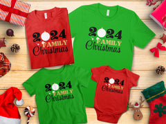 "2024 Family CHRISTmas" Shirts-ADULT/YOUTH/TODDLER/INFANT