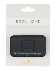 Book Light I Know the Plans Black Adjustable Clip-on - Jeremiah 29:11