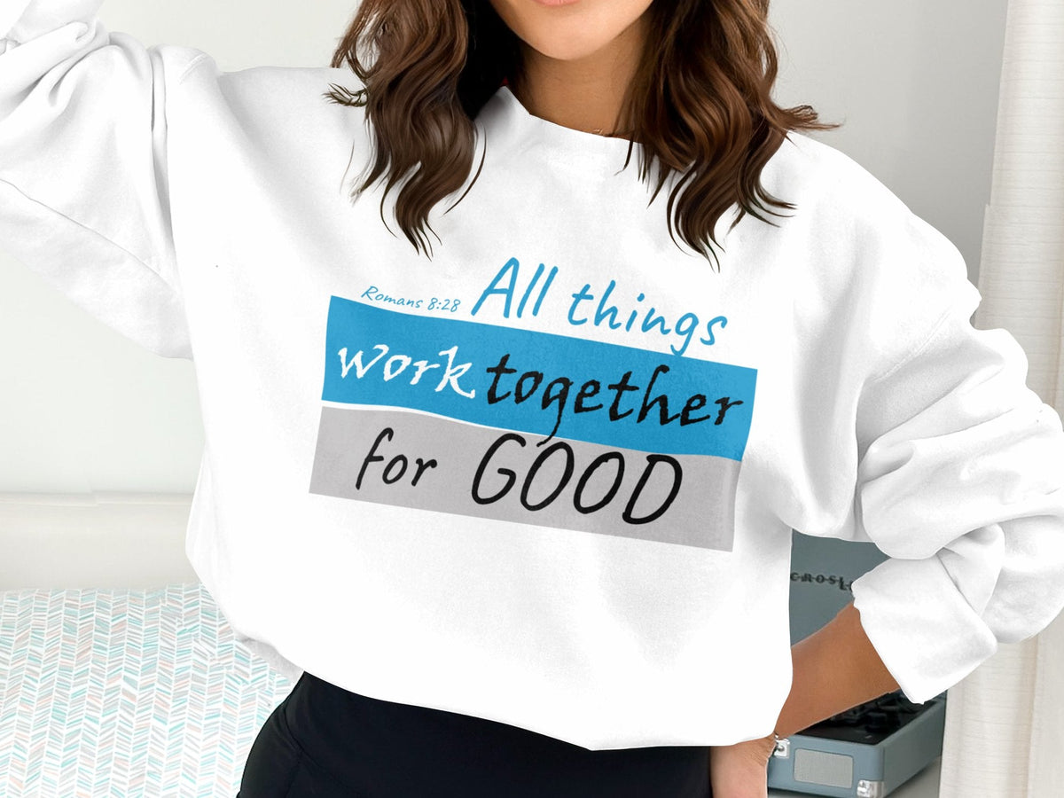 "All Things Work Together for Good...Rom 8:28" Shirt- Ladies' Apparel