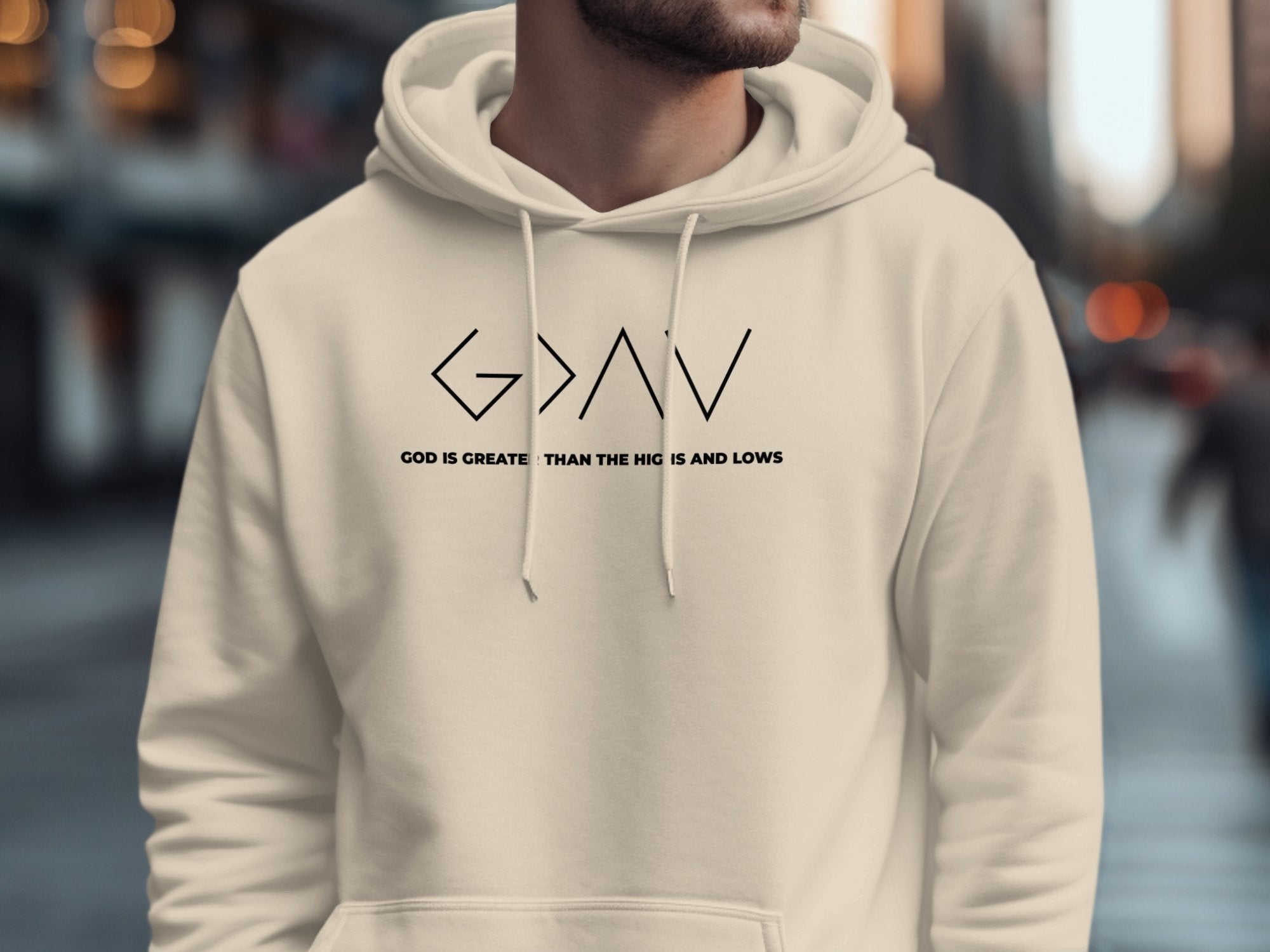 "God is Greater than the Highs and Lows" Shirt- Ladies' and Men's Apparel