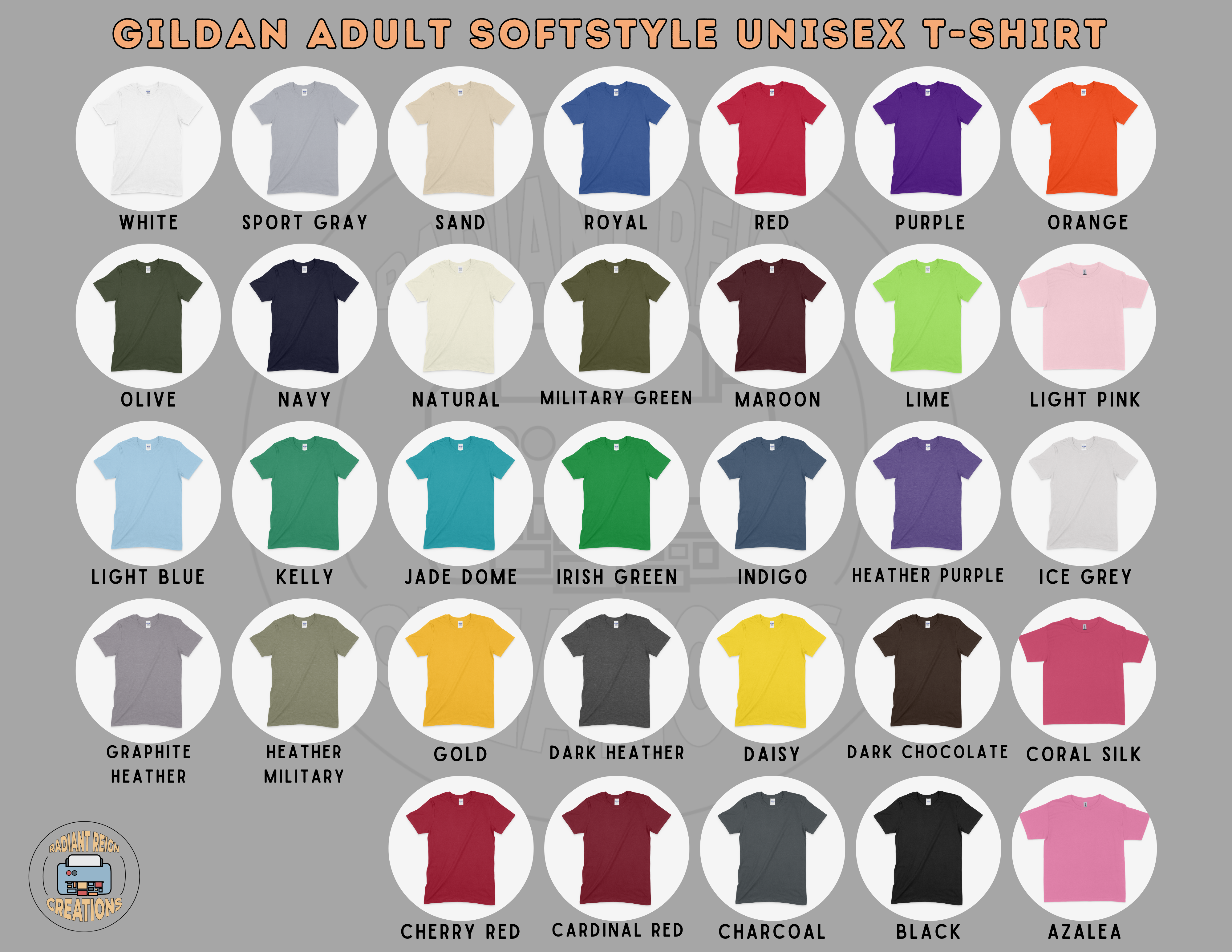 "Create Your Own Shirt"-GILDAN Softstyle T-shirt- ADULT & YOUTH