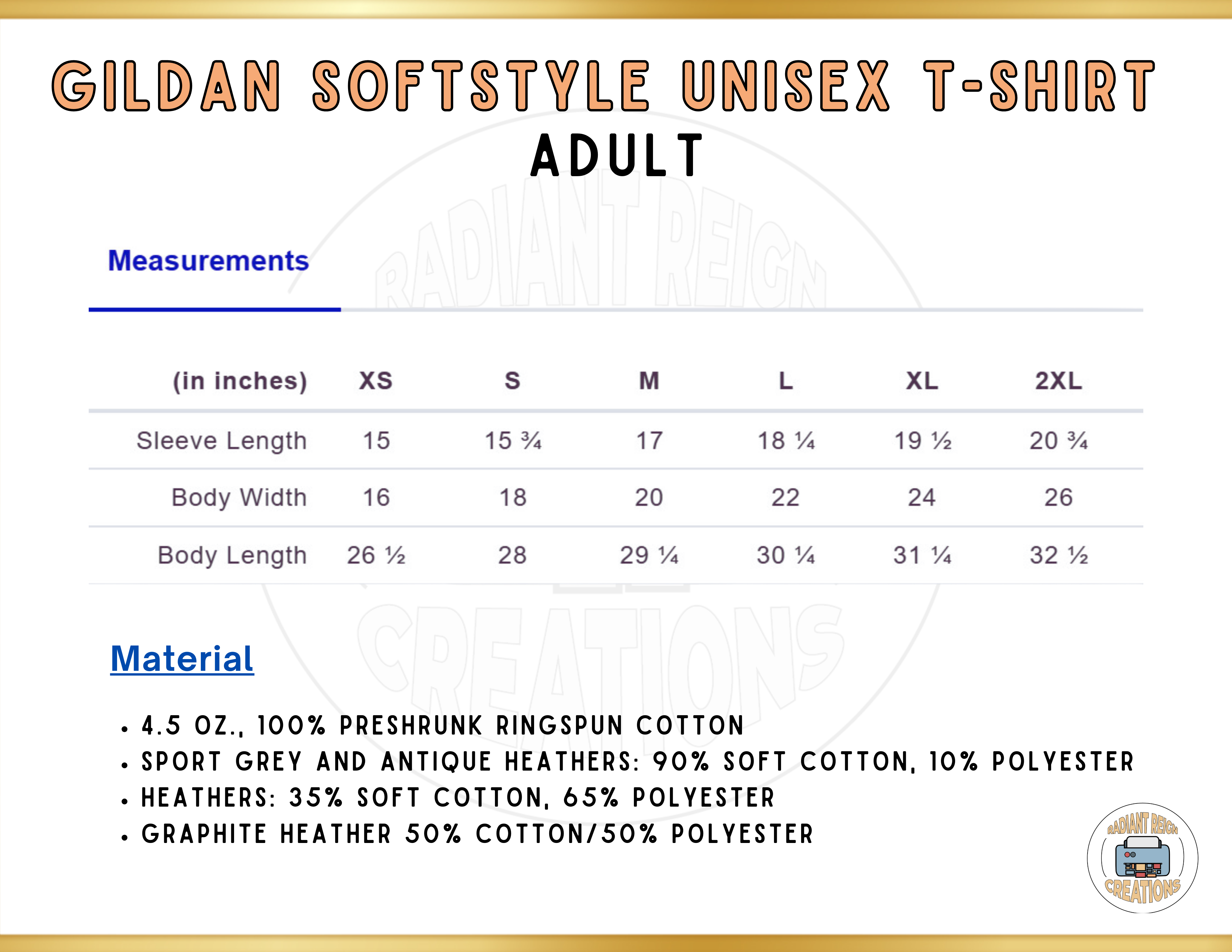 "Create Your Own Shirt"-GILDAN Softstyle T-shirt- ADULT & YOUTH