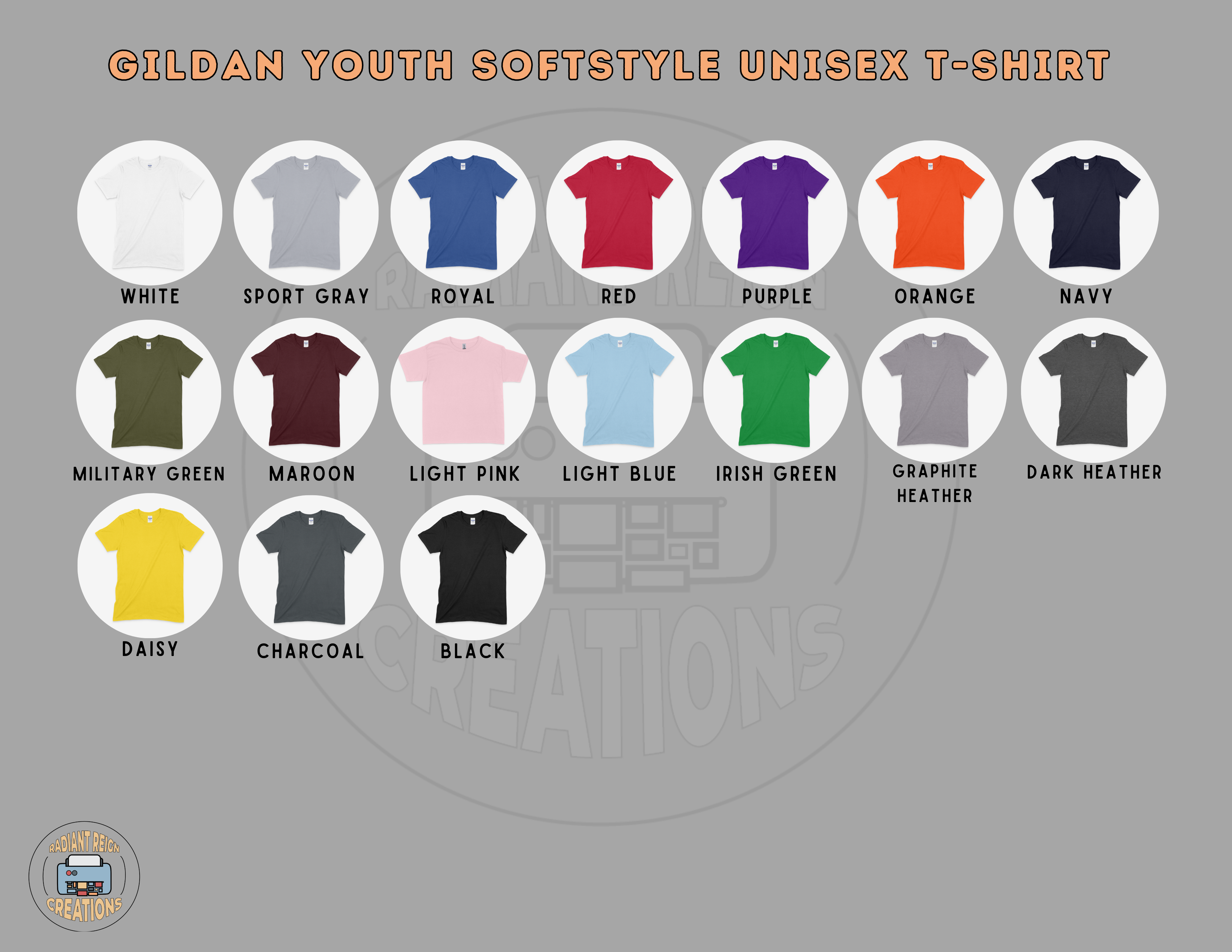 "Create Your Own Shirt"-GILDAN Softstyle T-shirt- ADULT & YOUTH