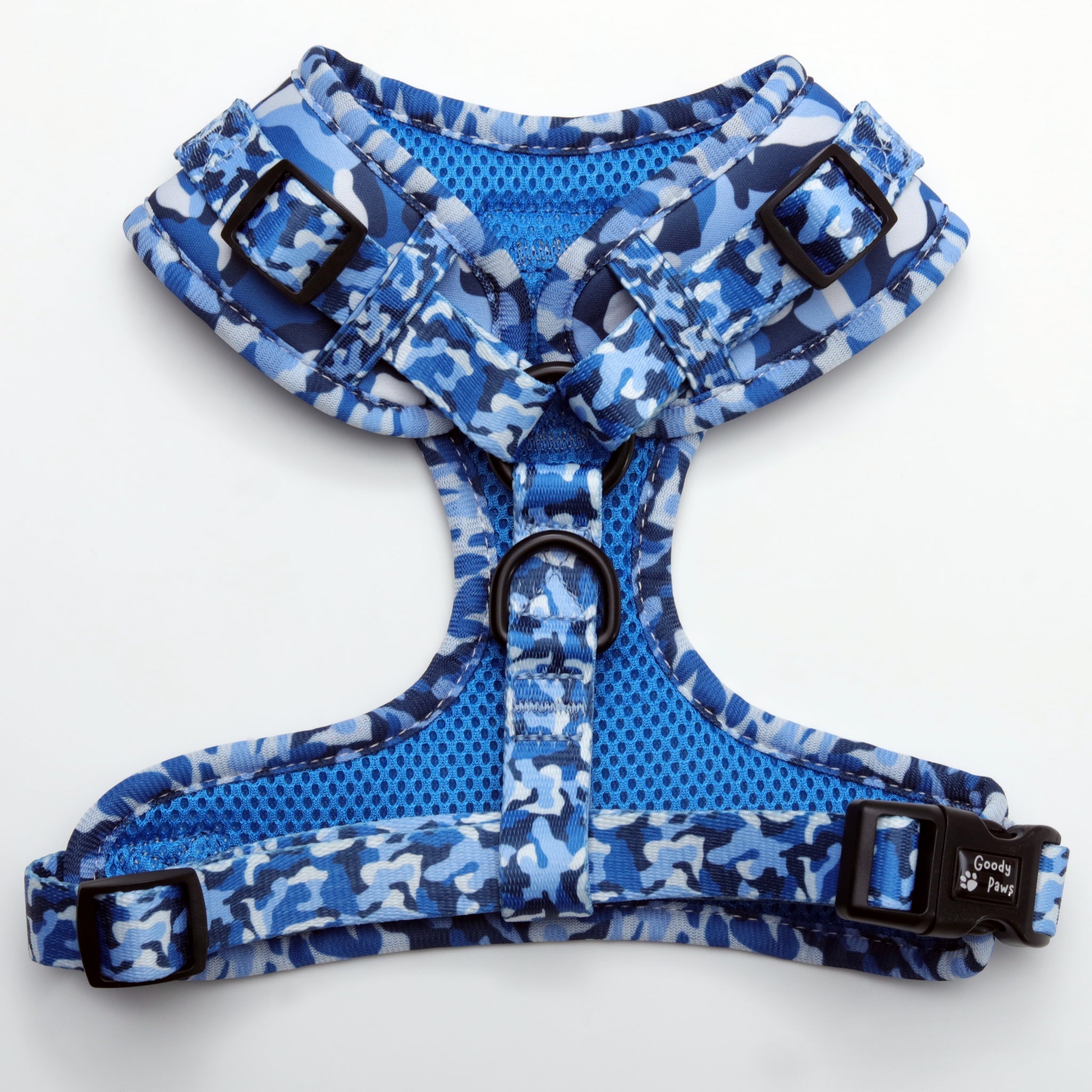 Blue Camo Adjustable Harness