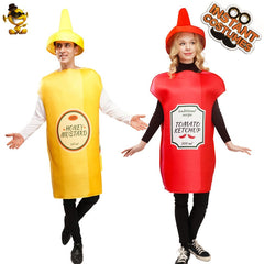 Adults Ketchup/Mustard Costume