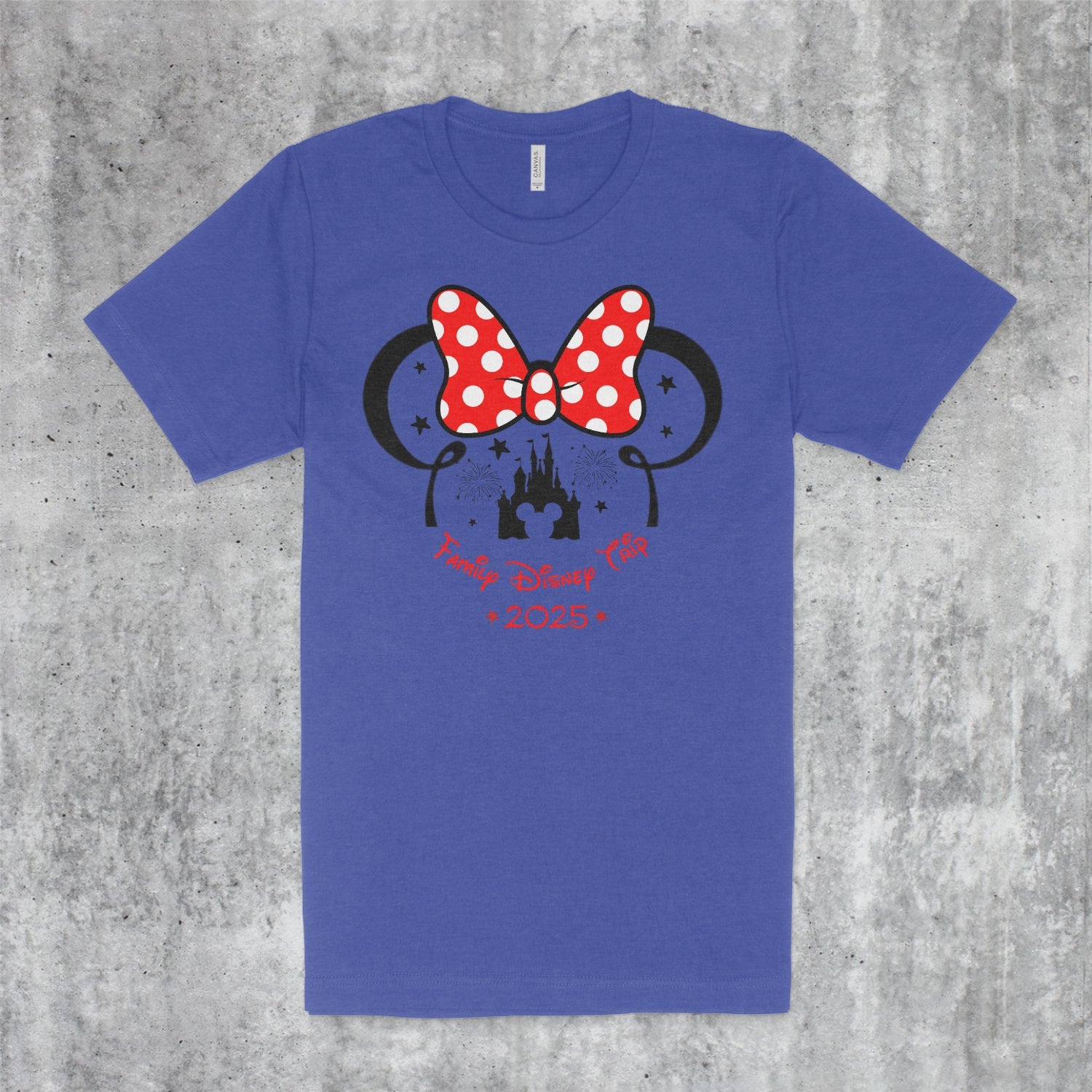 "DISNEY Family Trip"- Bella &Canvas Crew T-Shirt/Onesie