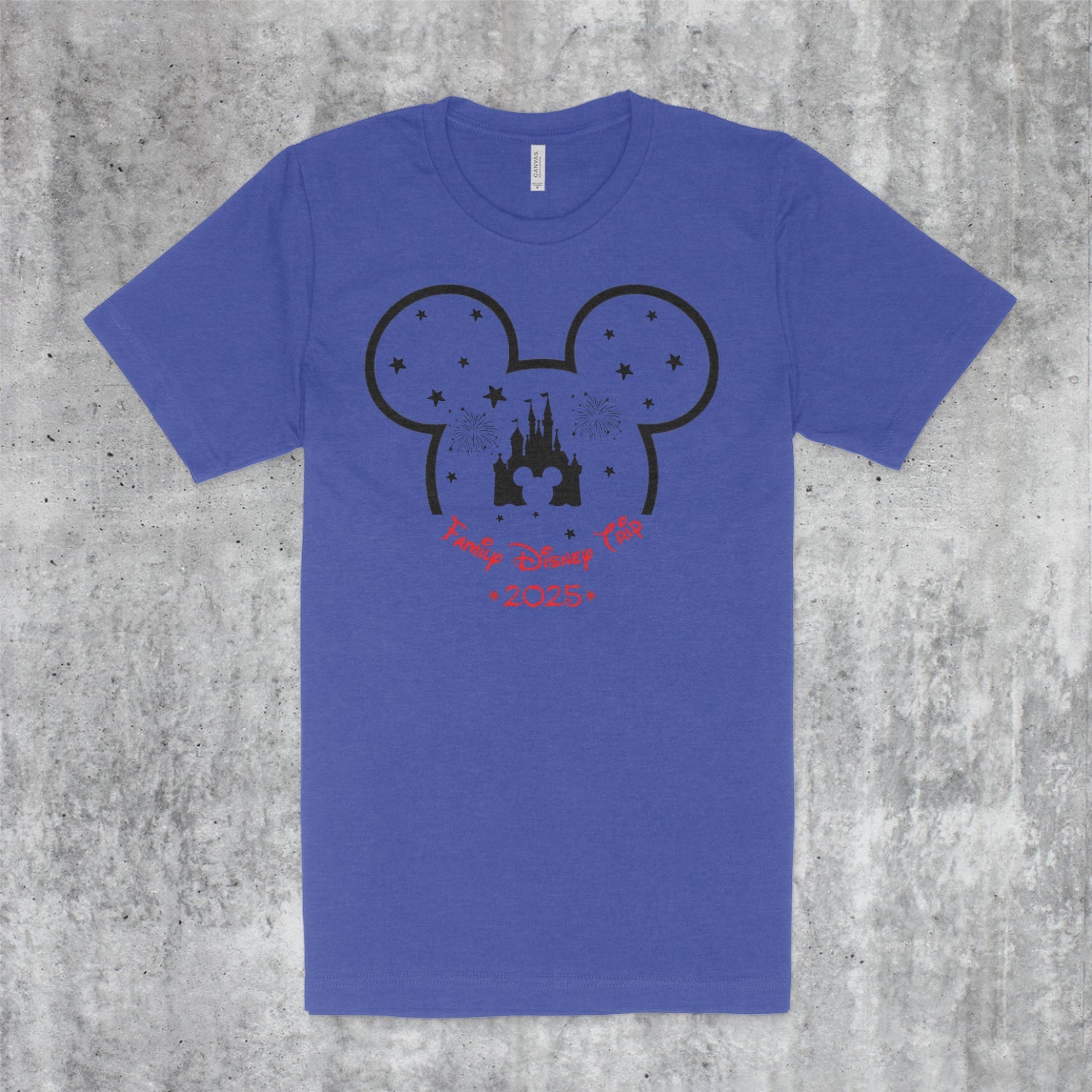 "DISNEY Family Trip"- Bella &Canvas Crew T-Shirt/Onesie