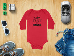 "Custom TEXT or IMAGE"- Infant/Toddler