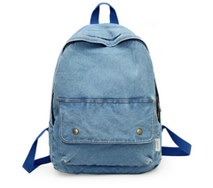 Denim Backpack