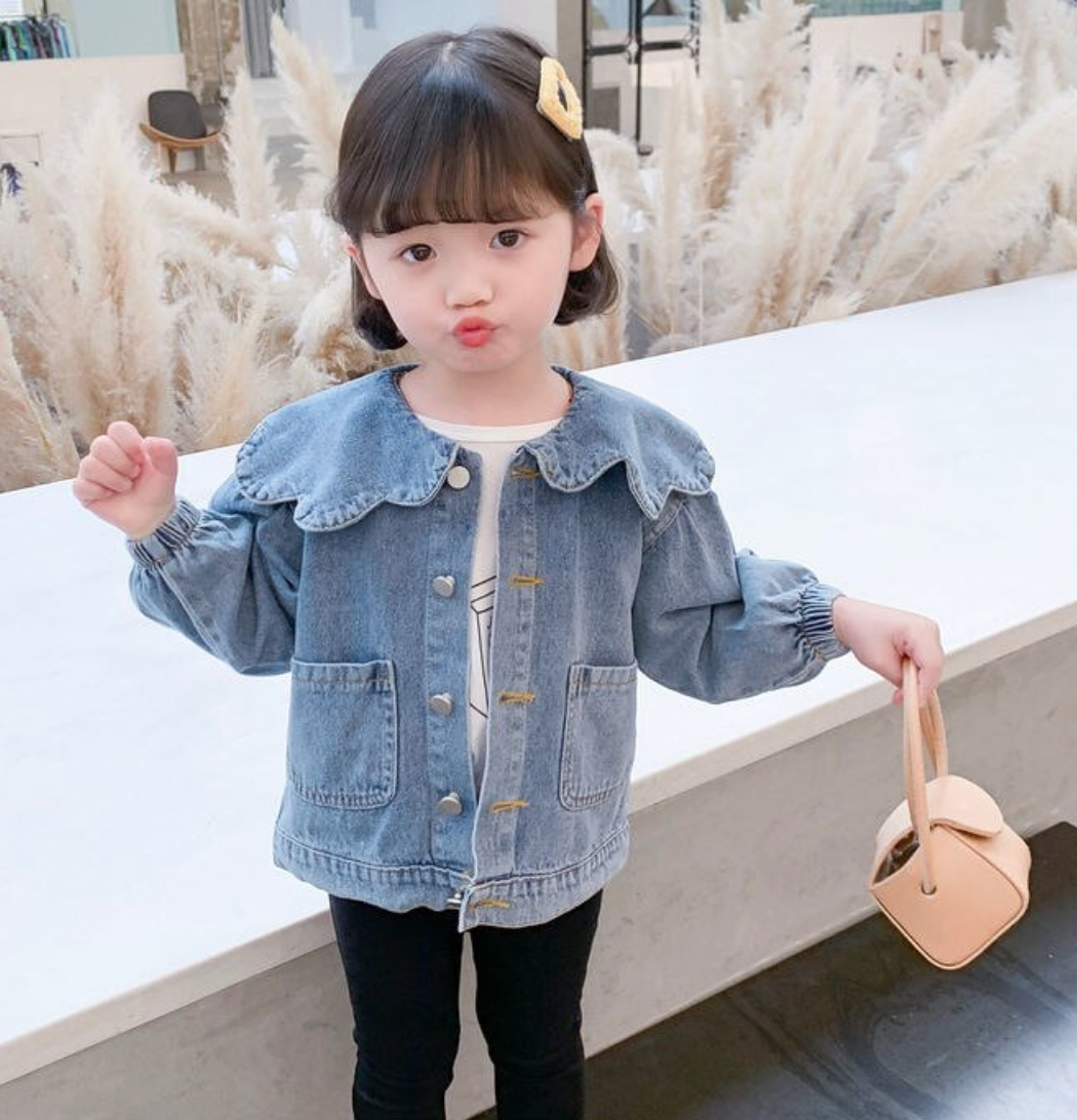 Denim Button Down Coat