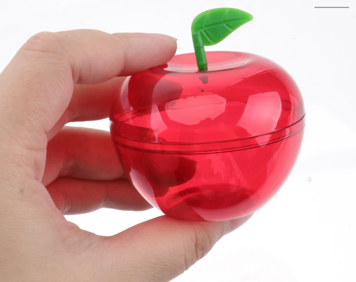 Apple Shapped Plastic Container