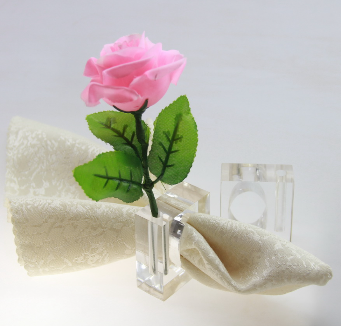 Acrylic Flower Napkin Holder