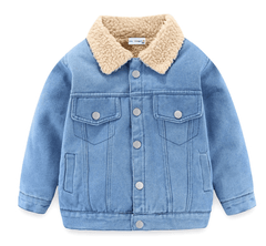 Denim Lambswool Jacket