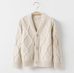 Cableknit Cardigan