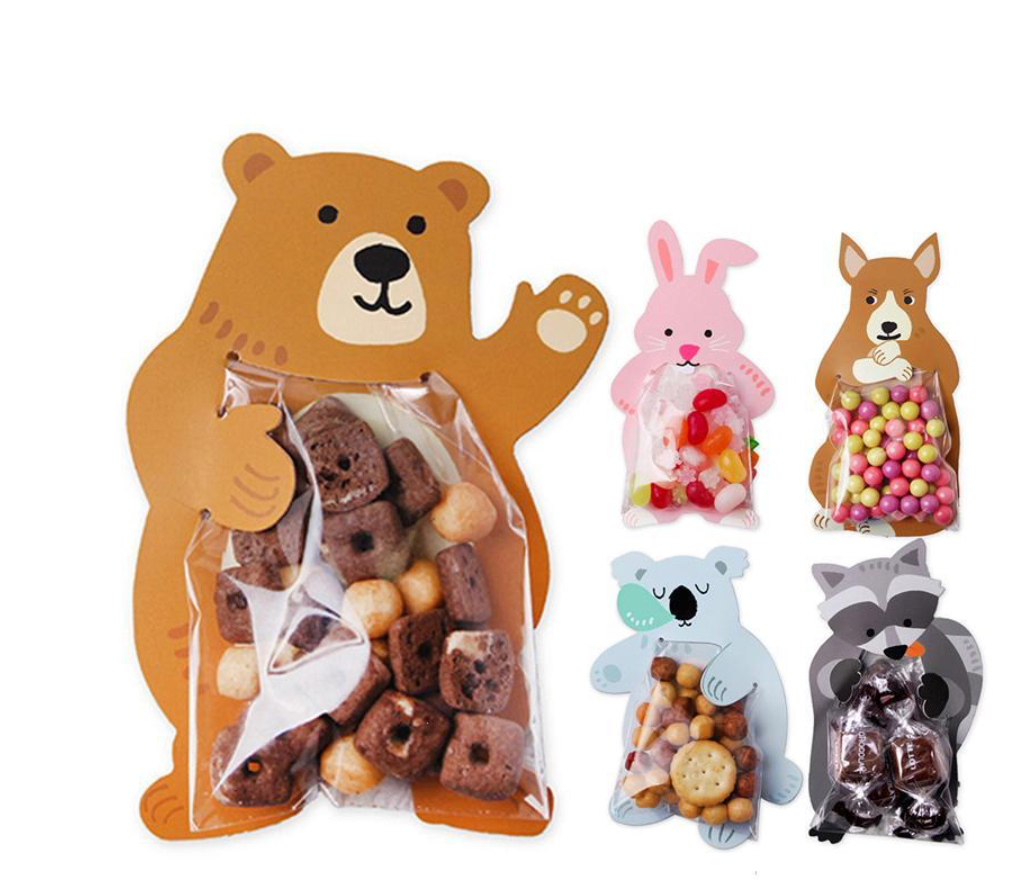 10pcs Animal Candy bags