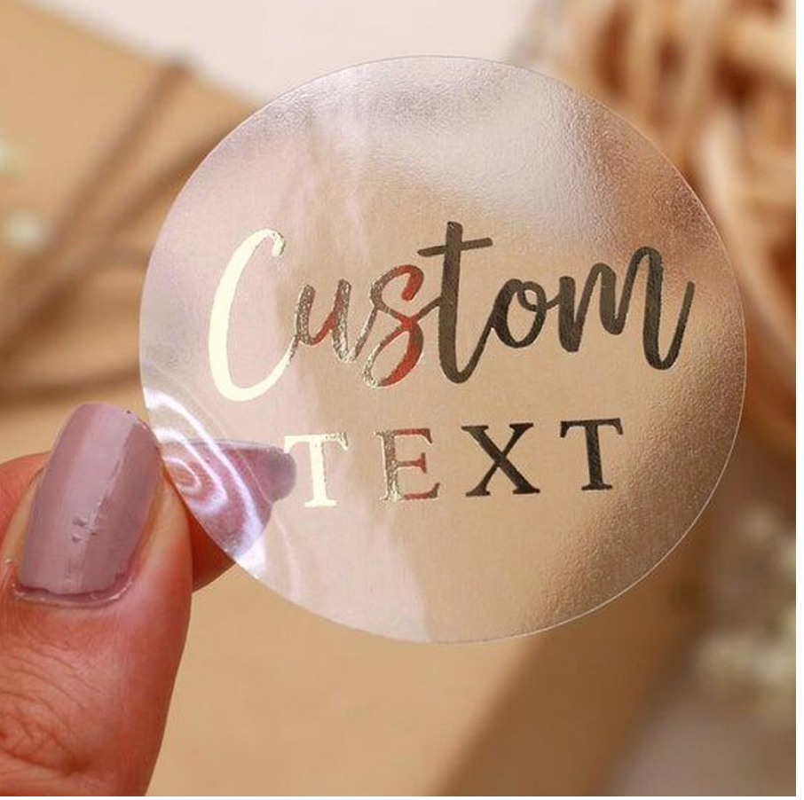 Customized Clear Labels