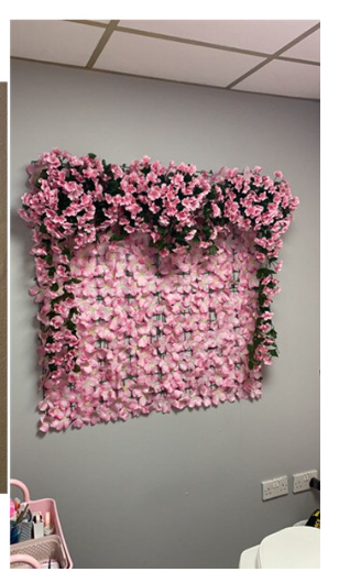 Artificial Flower Wall Panel