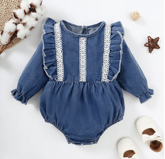 Denim Romper