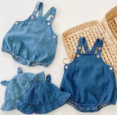 Denim Romper