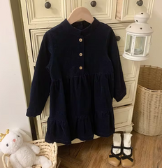 Buttoned Cotton Dress