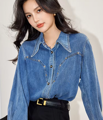 Denim Buttoned Shirt