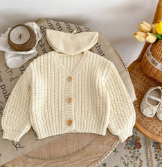 Apricot Knit Cardigan