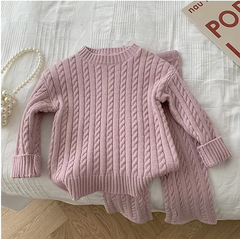 Cable Knit Sweater Set