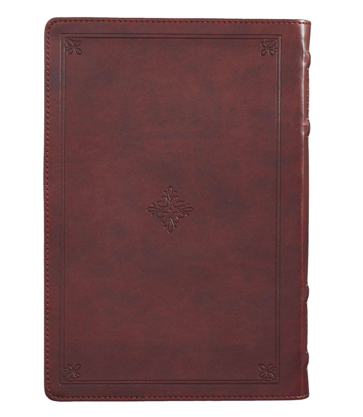 Bible-Burgundy Faux Leather Large Print Thinline King James Version Bible with Thumb Index