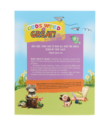 Books for Kids-God's Word is Great Coloring and Activity Book - Psalm 119