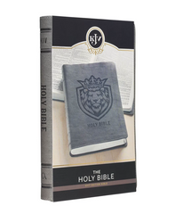 Bible-Charcoal Faux Leather Gift Edition King James Version Bible