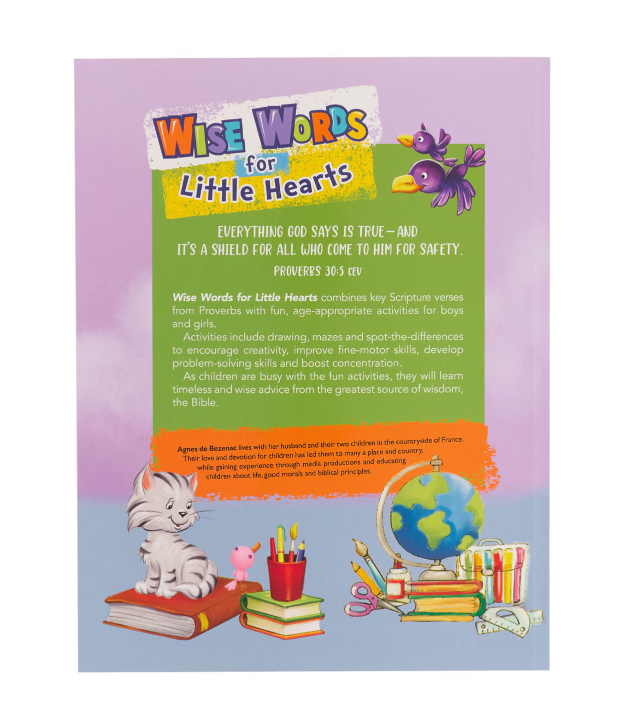 Books for Kids-Wise Words for Little Hearts Coloring and Activity Book