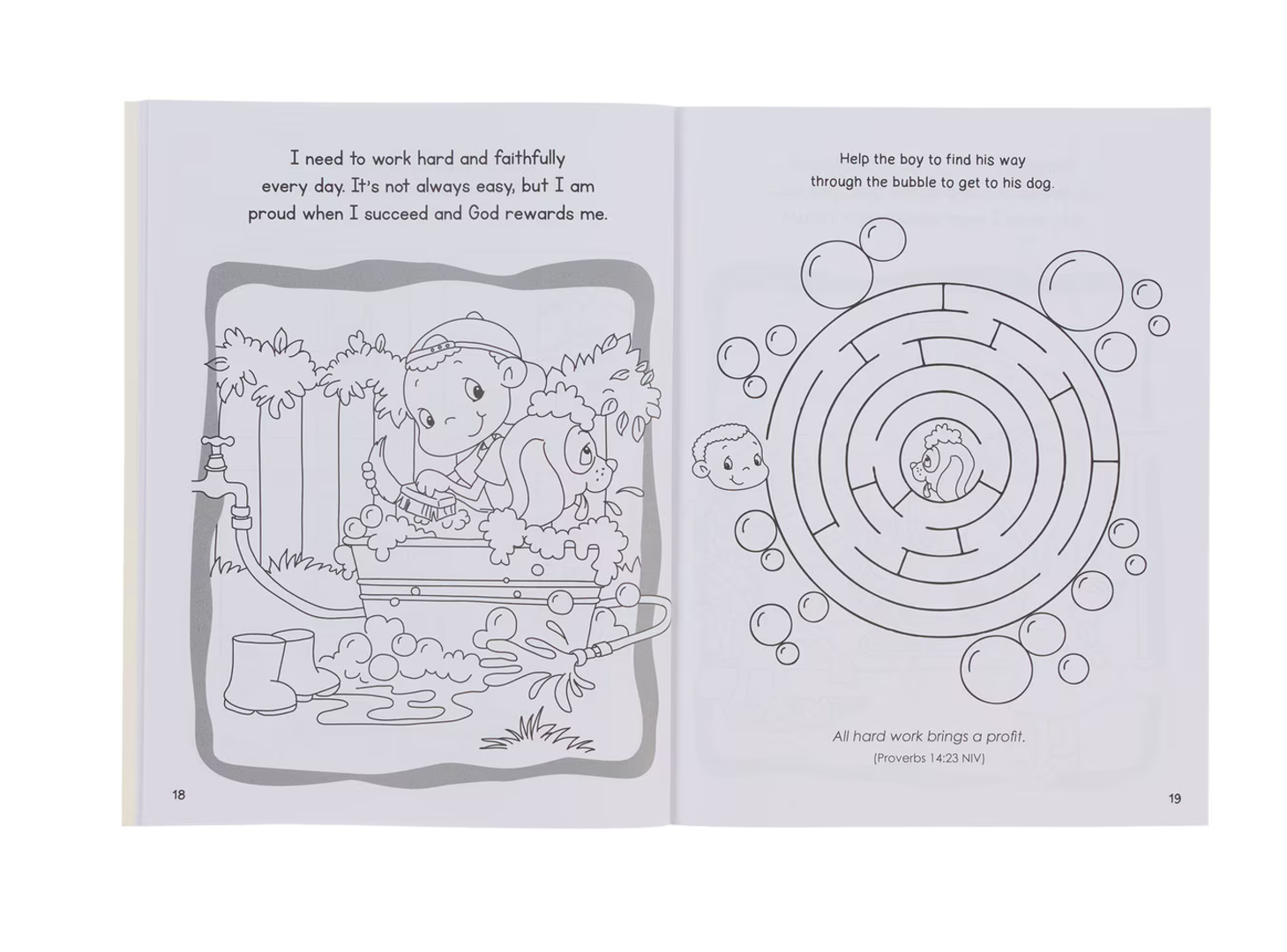 Books for Kids-Wise Words for Little Hearts Coloring and Activity Book