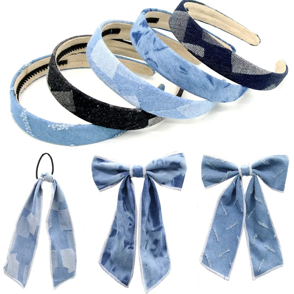 Denim Hair Accessories