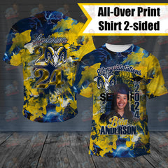 All Over Shirt - Multi Senior | Rockin’ Vinyl Creations Toddler 2T / Both Sides