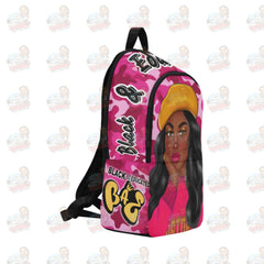 B&E Pink Camo Fabric Backpack for Adult (Model 1659) | Rockin' Vinyl Creations