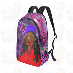 B&E Purple Fabric Backpack for Adult (Model 1659) | Rockin' Vinyl Creations