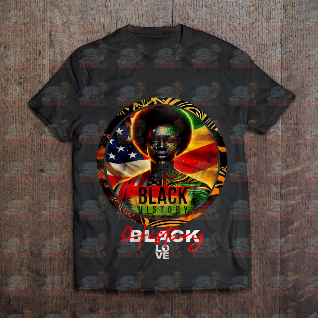 Black History Circle Shirt | Rockin’ Vinyl Creations / Bh8 T-Shirt