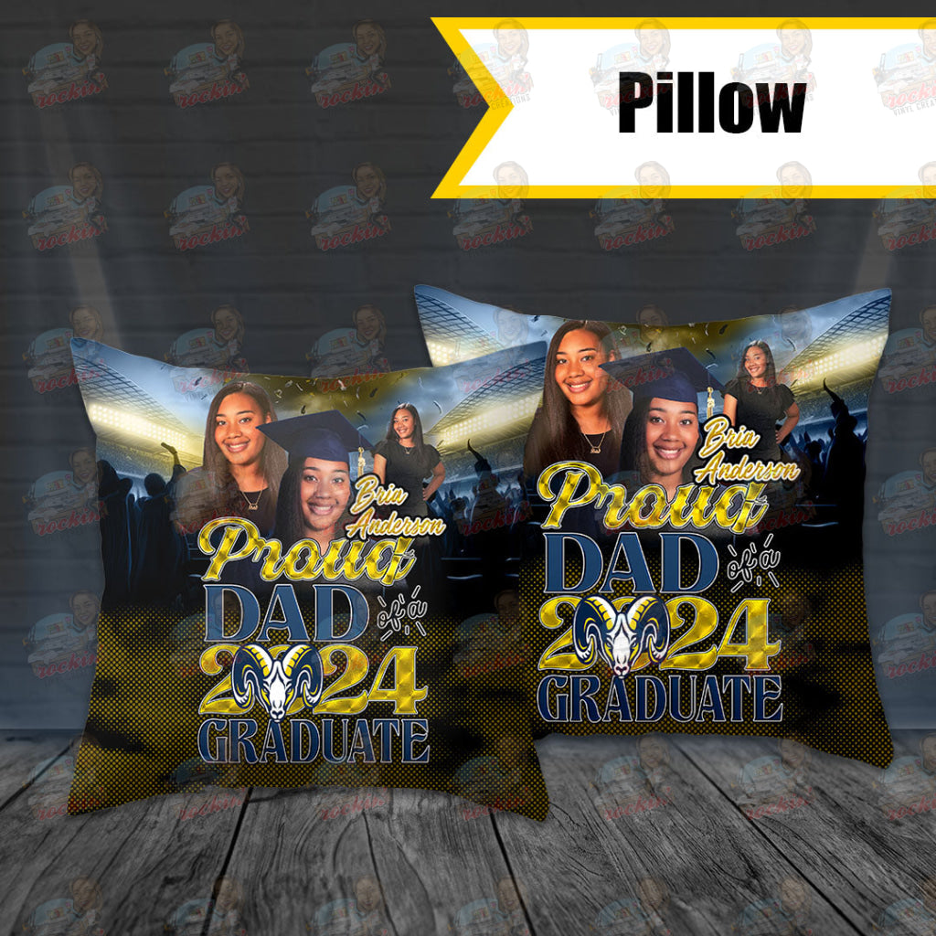 Bria 16 inch Pillow | Rockin' Vinyl Creations