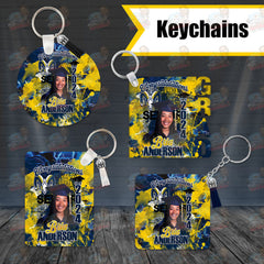 Bria Keychains | Rockin' Vinyl Creations