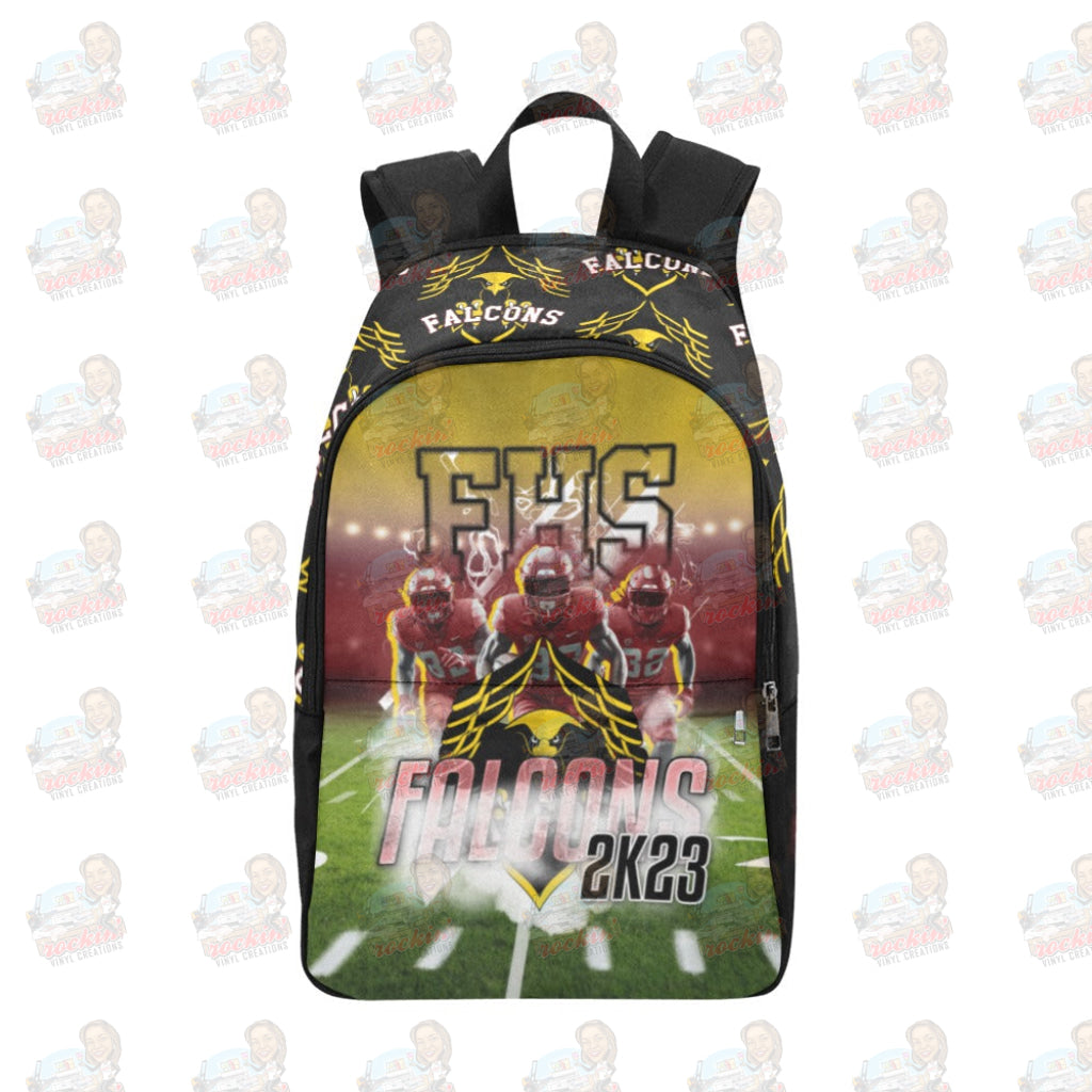 Firebaugh Falcons Backpack | Rockin' Vinyl Creations