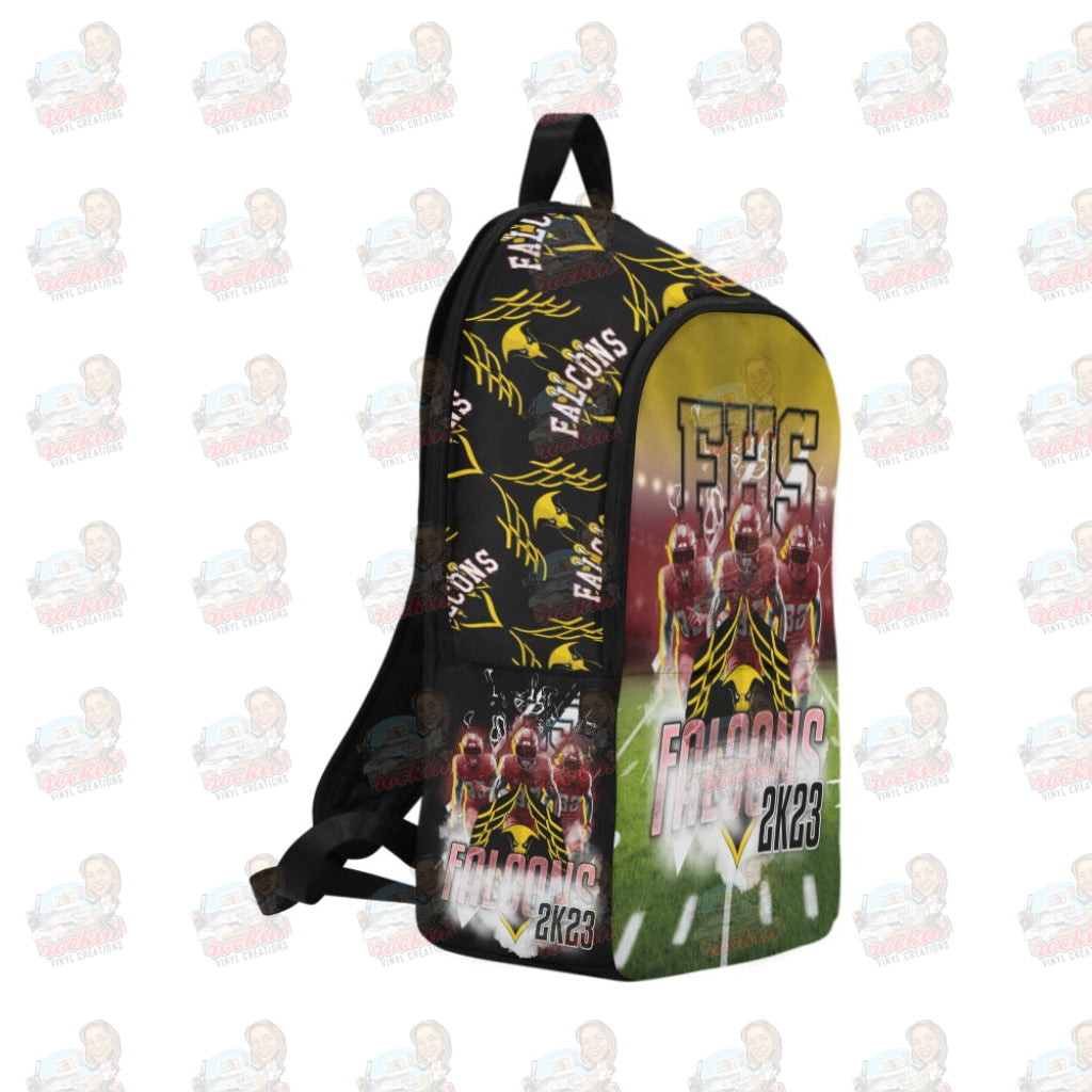 Firebaugh Falcons Backpack | Rockin' Vinyl Creations