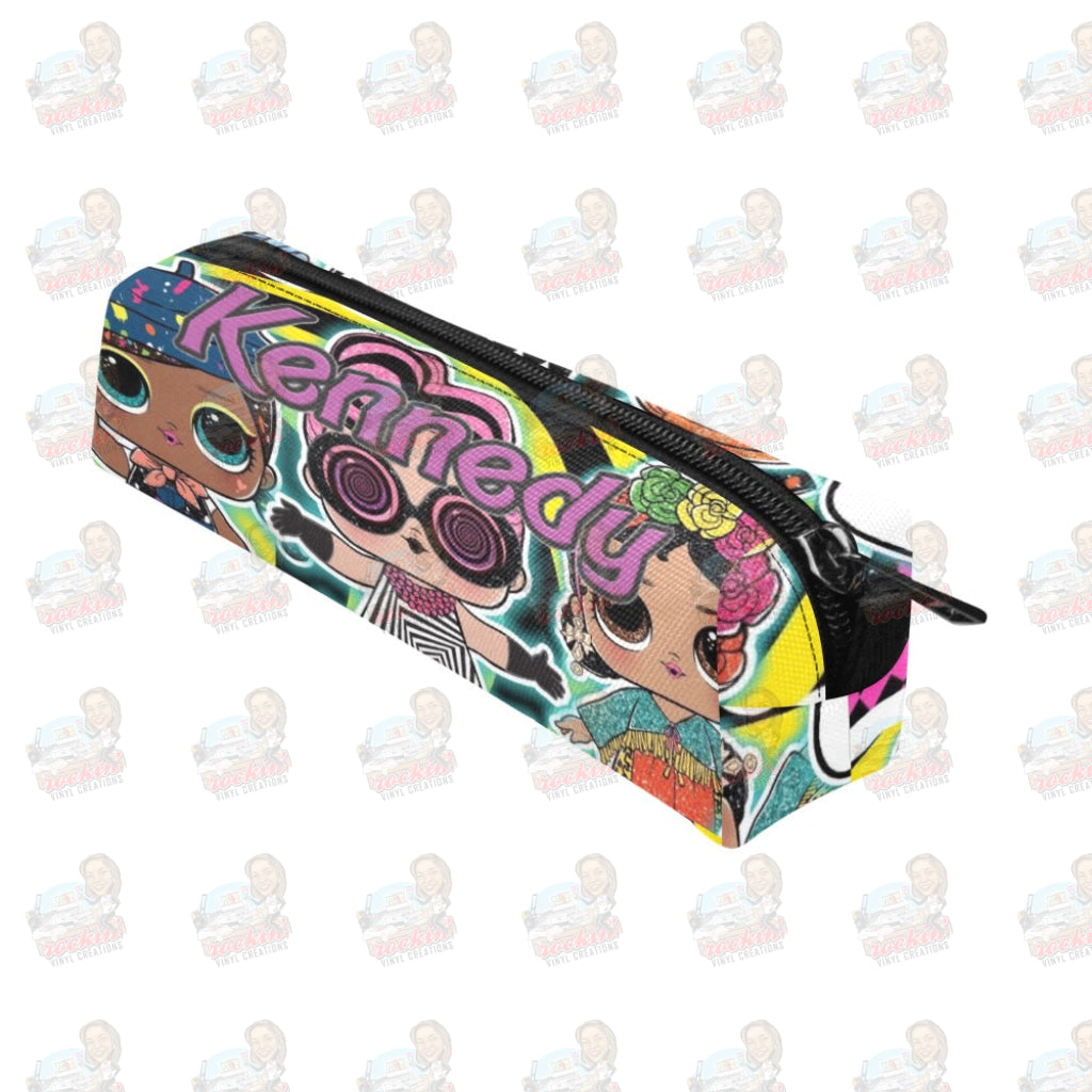 Pencil Bag Pencil Pouch/Small (Model 1681) | Rockin' Vinyl Creations