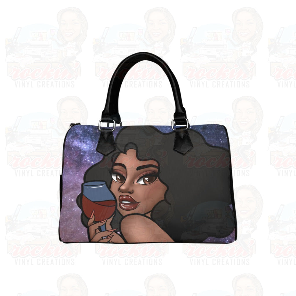 Wine Hand bag Boston Handbag (Model 1621) | Rockin' Vinyl Creations